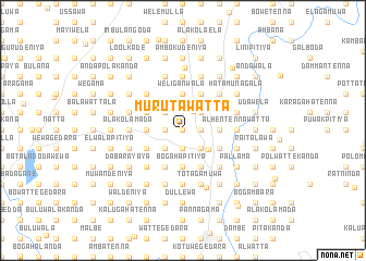map of Murutawatta