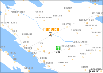 map of Murvica