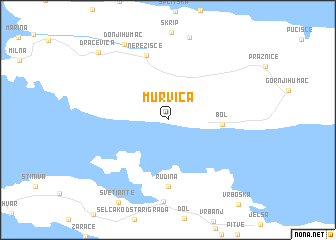 map of Murvica