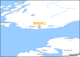map of Murvoll