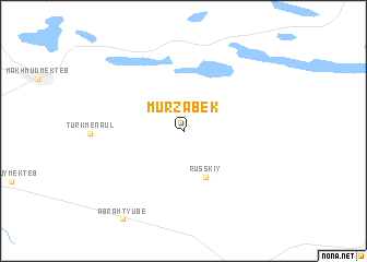 map of Murzabek