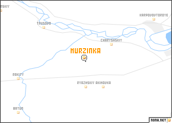 map of Murzinka