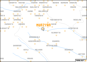 map of Mŭrzyan