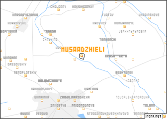 map of Musa-Adzhi-Eli