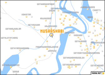 map of MūsaAshābi