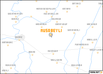 map of Musabeyli