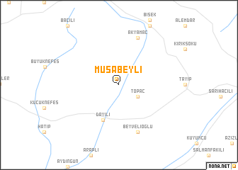 map of Musabeyli