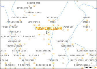 map of Musa Chilegwa