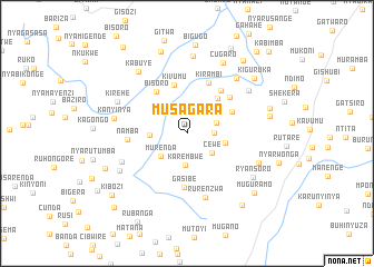 map of Musagara