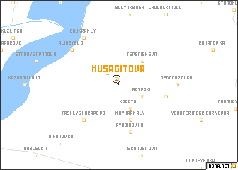 map of Musagitova