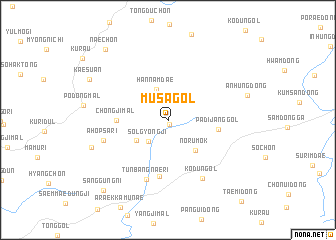 map of Musa-gol