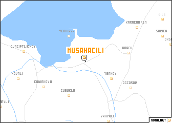 map of Musahacılı