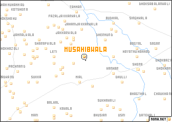 map of Musāhibwāla