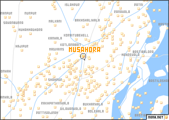 map of Mūsa Hora