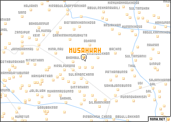 map of Musāh Wāh