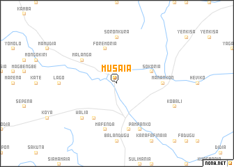 map of Musaia