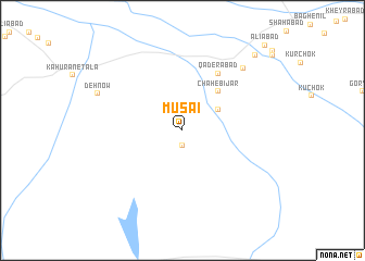 map of Mūsá\