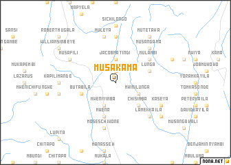 map of Musakama
