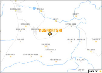 map of Musakatshi