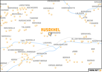 map of Mūsa Khel