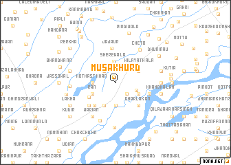 map of Mūsa Khurd