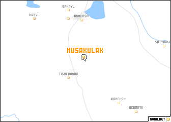 map of Musa-Kulak