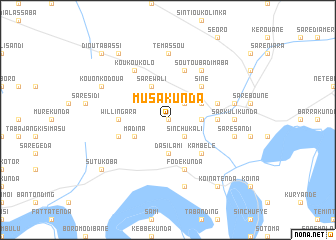 map of Musa Kunda