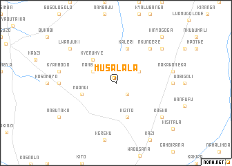 map of Musalala