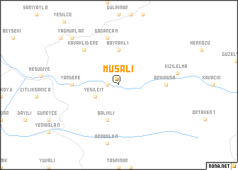 map of Musalı