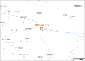 map of Mūsalka