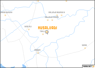 map of Musalvādi