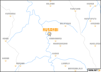 map of Musambi