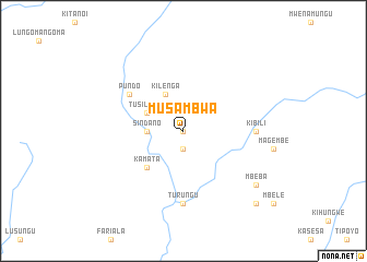 map of Musambwa