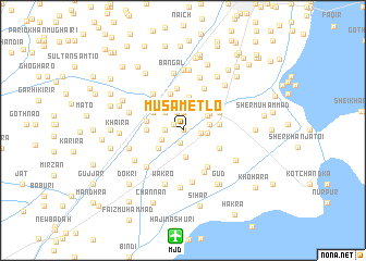 map of Mūsa Metlo