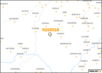 map of Musanda