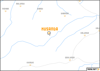 map of Musanda