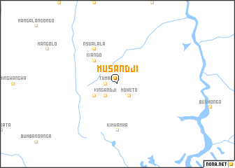 map of Musandji