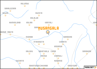 map of Musangala