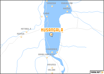 map of Musangala