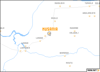 map of Musania