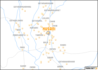 map of Mūsāni