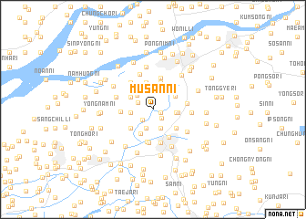 map of Musan-ni