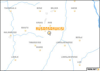 map of Musansa-Mukisi