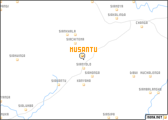 map of Musantu