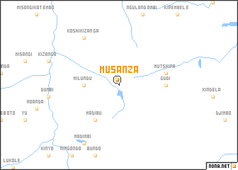 map of Musanza