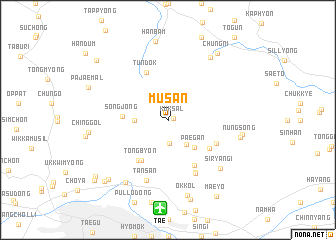 map of Musan