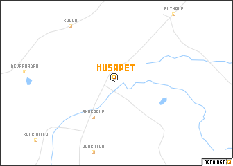 map of Mūsāpet