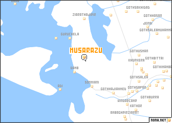 map of Mūsa Rāzu