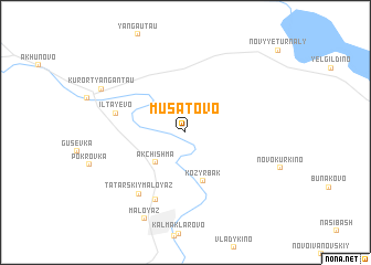 map of Musatovo