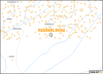 map of Mūsawāla Khu